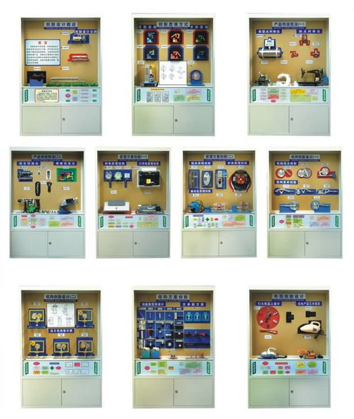 机械创新示教陈列柜的图文设计制作